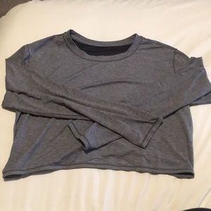 lululemon cropped top with butterfly back